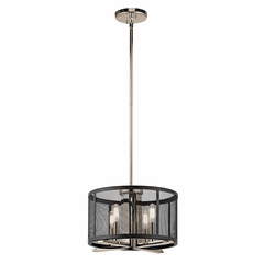 Kichler Titus 4-LT Convertible Pendant - Polished Nickel - 43713PN