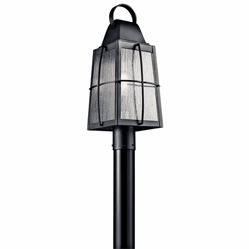Kichler Tolerand 1-LT Post Light - Black - 49555BKT