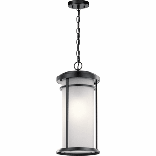 Kichler Toman 1-LT Outdoor Pendant - Black - 49689BKL18