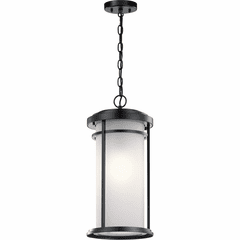 Kichler Toman 1-LT Outdoor Pendant - Black - 49689BKL18 Kichler Toman 1-LT Outdoor Pendant - Black - 49689BKL18
