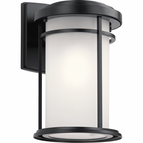 Kichler Toman 1-LT Outdoor Wall Light - Black - 49687BKL18