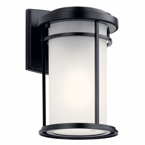 Kichler Toman 10.25" 1-LT Wall Light - Black - 49686BK