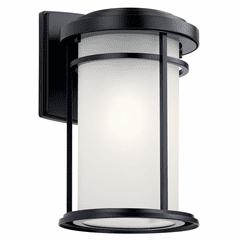 Kichler Toman 13.5" 1-LT Wall Light - Black - 49687BK