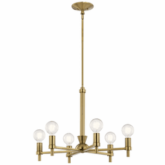 Kichler Torvee 6-LT 1-Tier Chandelier - Brushed Natural Brass - 52424BNB