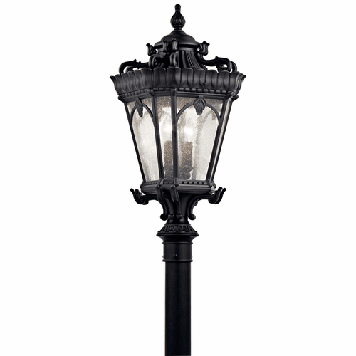 Kichler Tournai 30" 4-LT Post Light - Black - 9559BKT