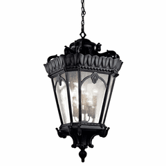 Kichler Tournai 8-LT Pendant - Black - 9568BKT