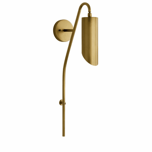 Kichler Trentino 1-LT Wall Sconce - Natural Brass - 52165NBR