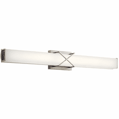 Kichler Trinsic 32in LED Linear Bath Light - Brushed Nickel - 45658NILED