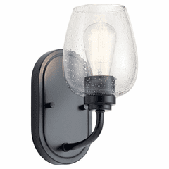 Kichler Valserrano 1-LT Wall Sconce - Black - 44381BKCS