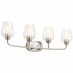Kichler Valserrano 4-LT Bath Vanity Light - Brushed Nickel - 45130NICS
