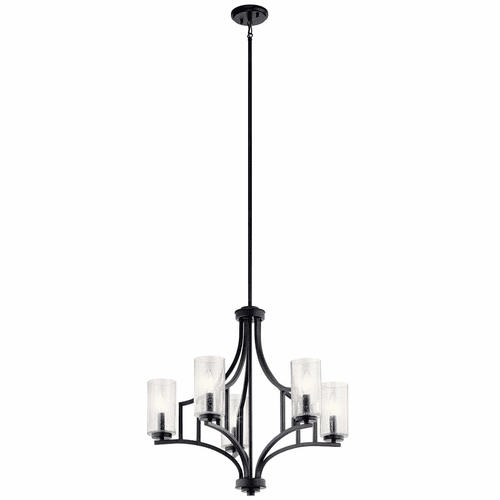 Kichler Vara 5-LT Chandelier - Distressed Black - 44072DBK
