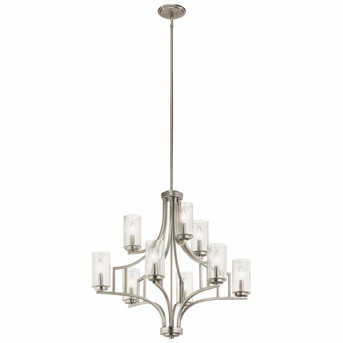 Kichler Vara 9-LT Chandelier - Brushed Nickel - 44073NI