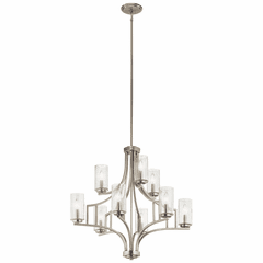 Kichler Vara 9-LT Chandelier - Brushed Nickel - 44073NI