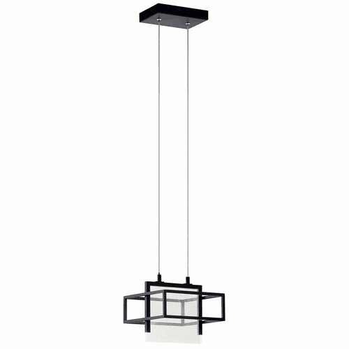 Kichler Vega 1-LT LED Mini Pendant - Matte Black - 84052