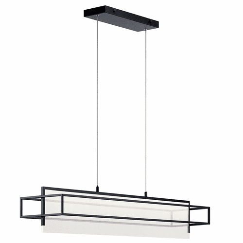 Kichler Vega 38" Linear Pendant - Matte Black - 84051