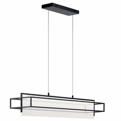 Kichler Vega 38" Linear Pendant - Matte Black - 84051