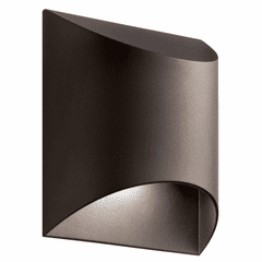 Kichler Wesley Wesly 1-LT LED Wall Light - Bronze - 49278AZTLED