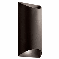 Kichler Wesley Wesly 2-LT LED Wall Light - Bronze - 49279AZTLED
