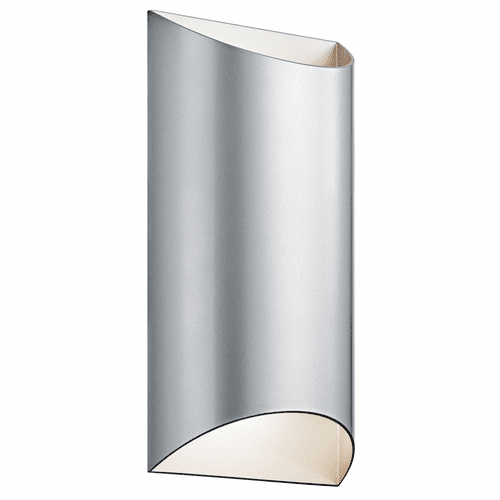 Kichler Wesley Wesly 2-LT LED Wall Light - Platinum - 49279PLLED