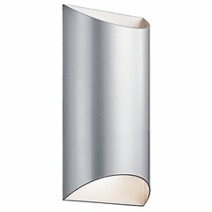 Kichler Wesley Wesly 2-LT LED Wall Light - Platinum - 49279PLLED