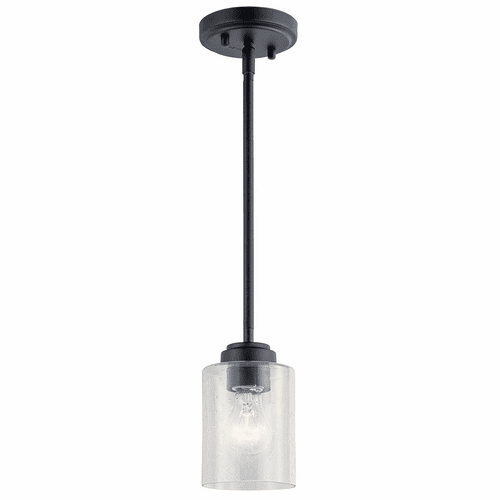 Kichler Winslow 1-LT Mini Pendant - Black - 44032BK