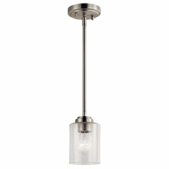 Kichler Winslow 1-LT Mini Pendant - Brushed Nickel - 44032NI