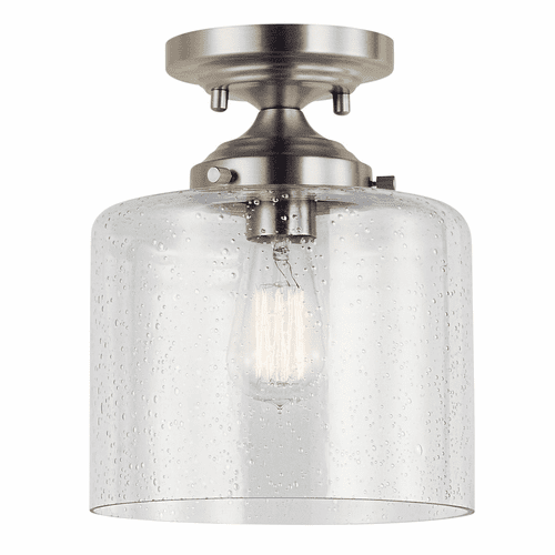 Kichler Winslow 1-LT Semi Flush - Brushed Nickel - 44033NI
