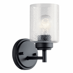 Kichler Winslow 1-LT Wall Sconce - Black - 45910BK Kichler Winslow 1-LT Wall Sconce - Black - 45910BK