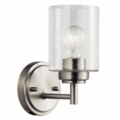 Kichler Winslow 1-LT Wall Sconce - Brushed Nickel - 45910NI Kichler Winslow 1-LT Wall Sconce - Brushed Nickel - 45910NI