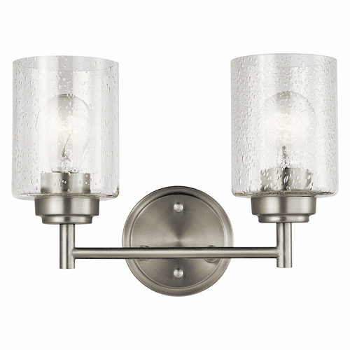 Kichler Winslow 2-LT Vanity Light - Brushed Nickel - 45885NI