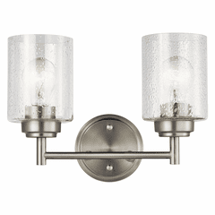 Kichler Winslow 2-LT Vanity Light - Brushed Nickel - 45885NI