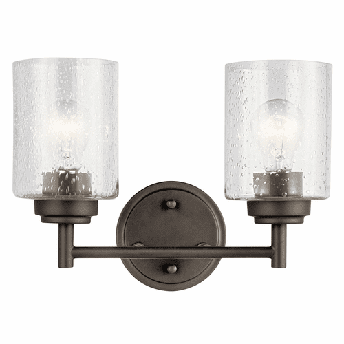 Kichler Winslow 2-LT Vanity Light - Olde Bronze - 45885OZ