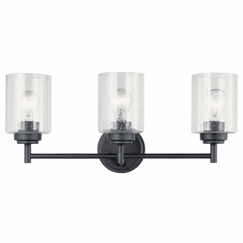 Kichler Winslow 3-LT Bath Light - Black - 45886BK