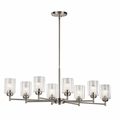 Kichler Winslow 3-LT Chandelier - Brushed Nickel - 44034NI