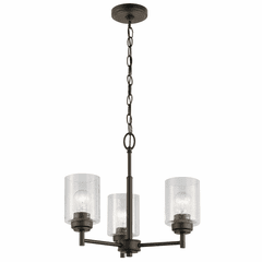 Kichler Winslow 3-LT Mini Chandelier - Olde Bronze - 44029OZ