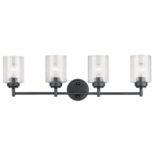 Kichler Winslow 4-LT Bath Light - Black - 45887BK