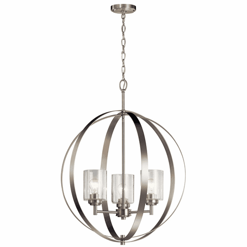 Kichler Winslow 8-LT Chandelier - Brushed Nickel - 44035NI