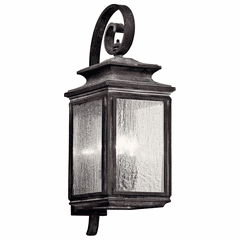 Kichler Wiscombe Park 26.25" 4-LT Wall Light - Weathered Zinc - 49503WZC
