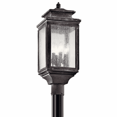 Kichler Wiscombe Park 4-LT Post - Weathered Zinc - 49506WZC