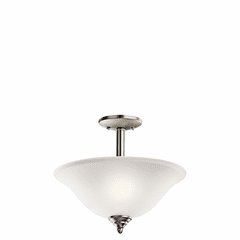 Kichler Wynberg Armida 2-LT Convertible Inverted Pendant - Brushed Nickel - 3694NI