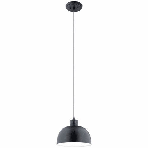 Kichler Zailey 1-LT Pendant - Black - 52152BK