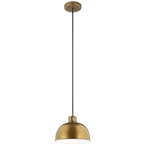 Kichler Zailey 1-LT Pendant - Natural Brass - 52152NBR