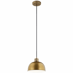 Kichler Zailey 1-LT Pendant - Natural Brass - 52152NBR