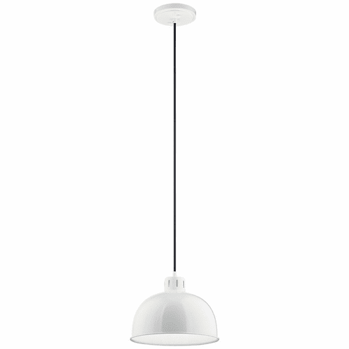 Kichler Zailey 1-LT Pendant - White - 52152WH