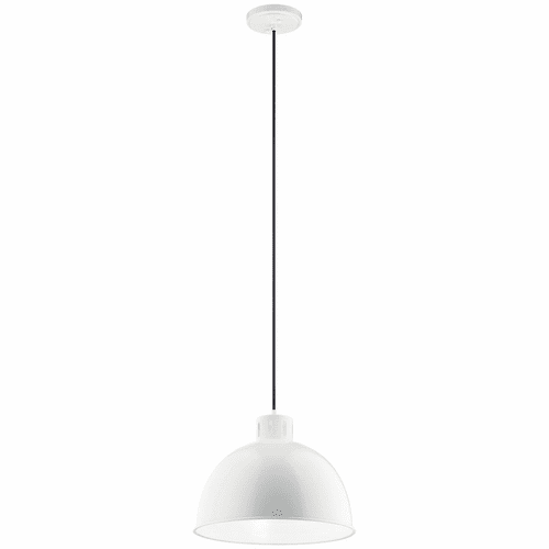 Kichler Zailey 1-LT Pendant - White - 52153WH