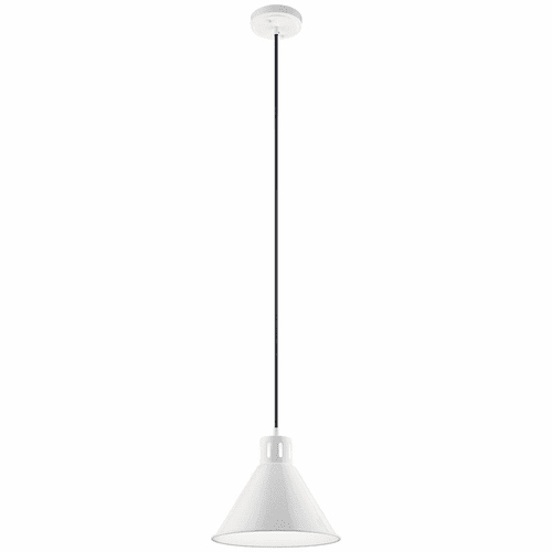 Kichler Zailey 1-LT Pendant - White - 52176WH