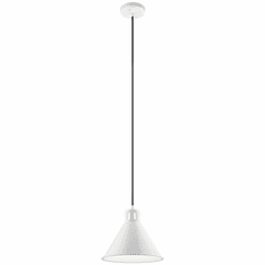 Kichler Zailey 1-LT Pendant - White - 52176WH