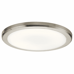 Kichler Zeo 3000K LED 13" Round Flush Mount - Brushed Nickel - 44248NILED30 Kichler Zeo 3000K LED 13" Round Flush Mount - Brushed Nickel - 44248NILED30