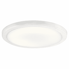 Kichler Zeo 3000K LED 13" Round Flush Mount - White - 44248WHLED30