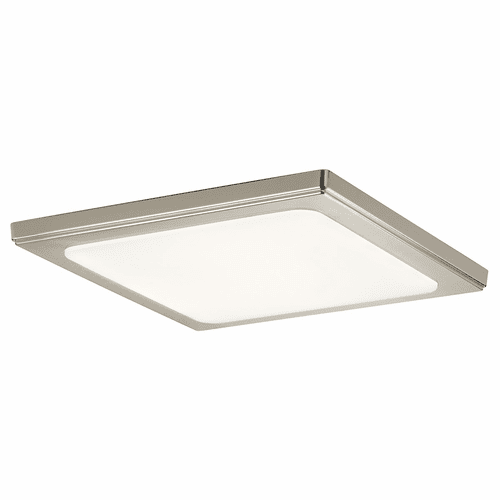 Kichler Zeo 3000K LED 13" Square Flush Mount - Brushed Nickel - 44249NILED30